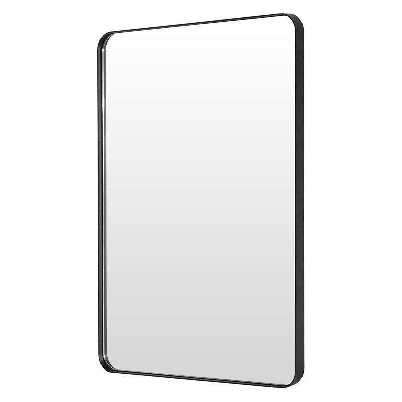17 Stories Holleigh Framed Bathroom Mirror, Rectangular Mirror With